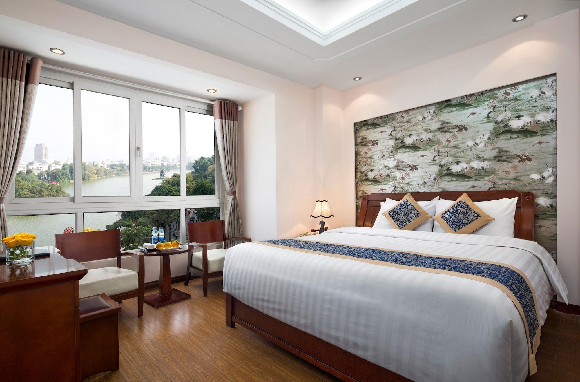 Lakeside Palace Hotel Hanoi Bagian luar foto